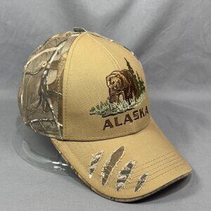 Arctic Circle Alaska Strapback Hat Realtree Camo Hunting Souvenir Outdoor Mens